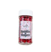 perle din zahar rosii 8mm, 90g dr gusto