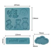 set mulaj silicon “ursulet”