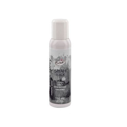 Spray colorant metalizat 150 ML – negru, Dr Gusto
