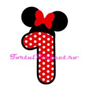 imagine comestibila “minnie 1 an”