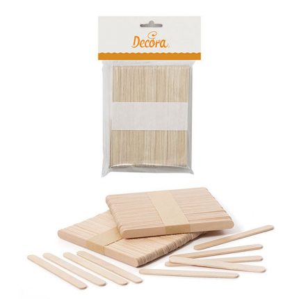 Betisoare din lemn pentru inghetata 10 x 93 h mm / 100 buc