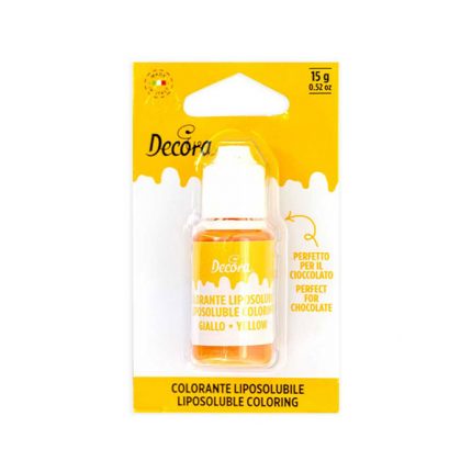 Colorant galben liposolubil, 15g Decora