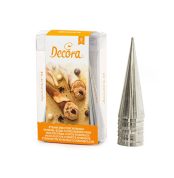 set de 8 conuri metalice, 12 cm decora