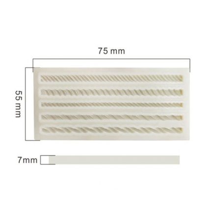 Mulaj din silicon 5modele “Snur / funie/ franghie”