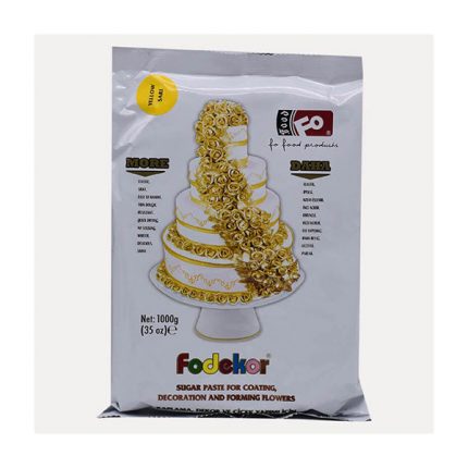 Pasta de zahar galbena Fodekor, 1 kg
