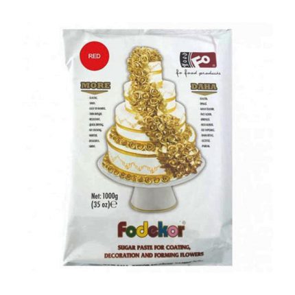 Pasta de zahar rosie Fodekor, 1 kg