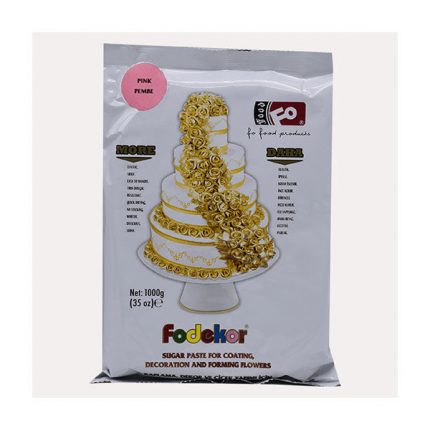Pasta de zahar roz Fodekor, 1 kg
