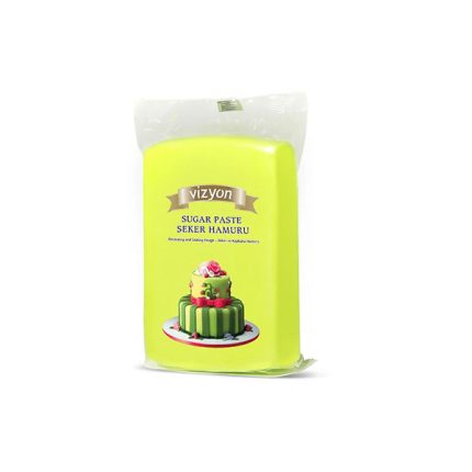 Pasta de zahar Vizyon, verde deschis 1 kg