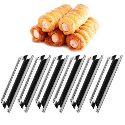 Set de 5 cornete pentru coji de tarta cannolii