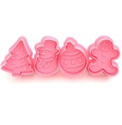 set 4 forme model de craciun