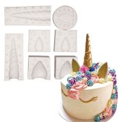 mulaj silicon 7 piese “unicorn”
