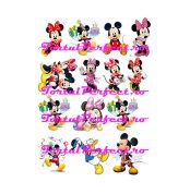 imagine comestibila “mickey si minnie”- colaj