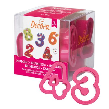 Decupatoare “Cifre /  Numere”, Decora