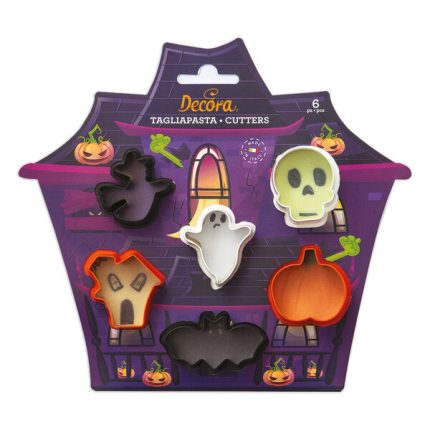 Set cu 6 decupatoare de Halloween, Decora