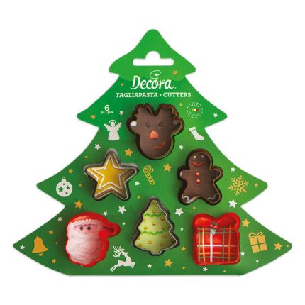 Set cu 6 decupatoare de Craciun, Decora