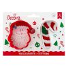 Set cu 2 decupatoare “Mos Craciun”, Decora