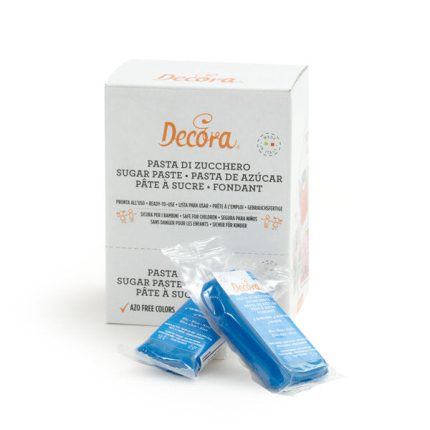 Pasta de zahar albastra 100 g, Decora