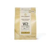 barry callebaut – ciocolata alba cu unt de cacao 28% w2, 2.5kg