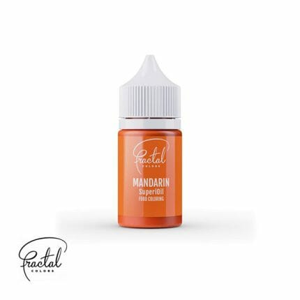 Colorant alimentar portocaliu pe baza de ulei, SuperOil Fractal Mandarin 30 ml