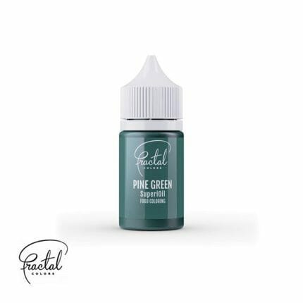 Colorant alimentar verde pe baza de ulei, SuperOil Fractal Pine Green 30 ml