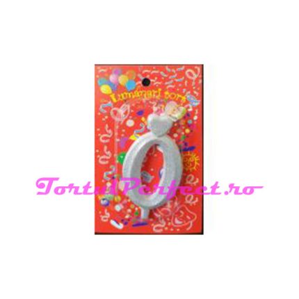 “0” Lumanare tort