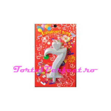 “7” Lumanare tort