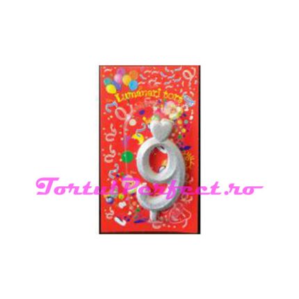 “9” Lumanare tort