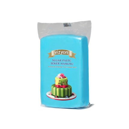 Cutie 12×1 kg, pasta de zahar Vizyon, blue