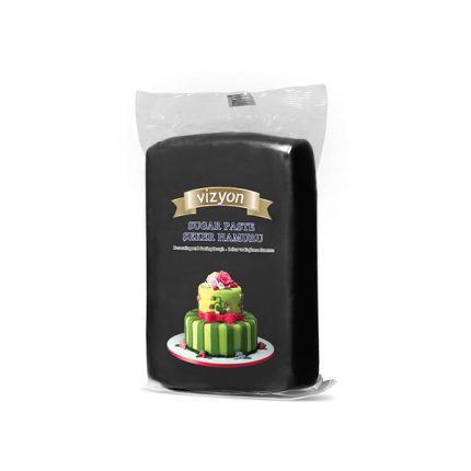 Cutie 12×1 kg, pasta de zahar Vizyon, neagra