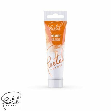 Colorant alimentar gel portocaliu fractal