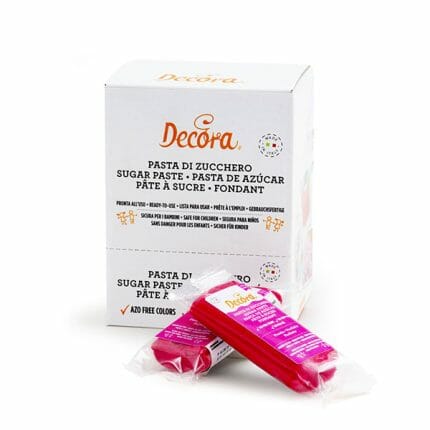 pasta de zahar fuchsia 100g Decora