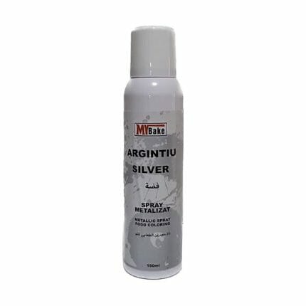 colorant alimentra spray argintiu 150ml