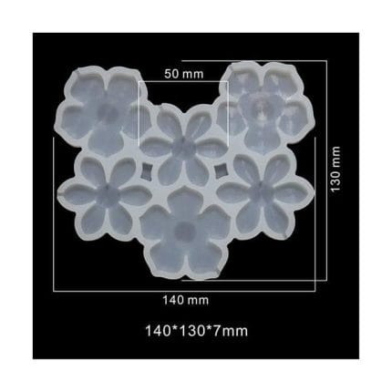 Forma din silicon 6 flori 8440