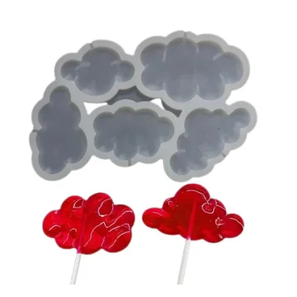 Forma din silicon silicon lolipop nori