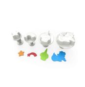 set 4 decupatoare in forma de unicorn