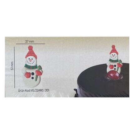 decoratiuni din ciocolata dr gusto om de zapada