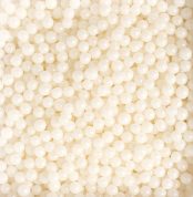 perle de alb stralucitor 5mm decora