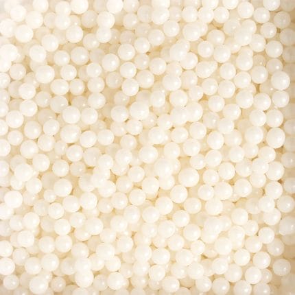perle de alb stralucitor 5mm Decora