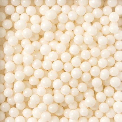 perle de alb stralucitor 7mm Decora