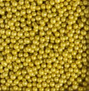 perle de zahar aurii 5mm decora