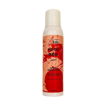 Colorant alimentar metalizat Spray 150 ML Rosu, MyBake