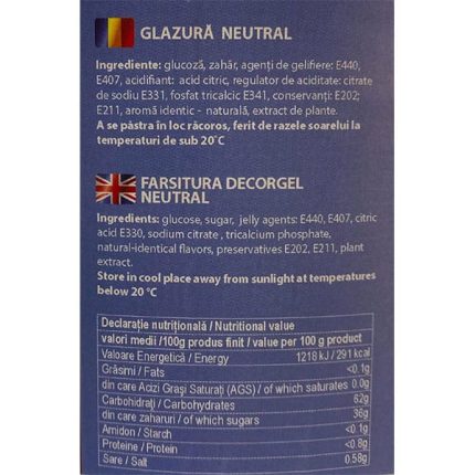 eticheta Gel neutru