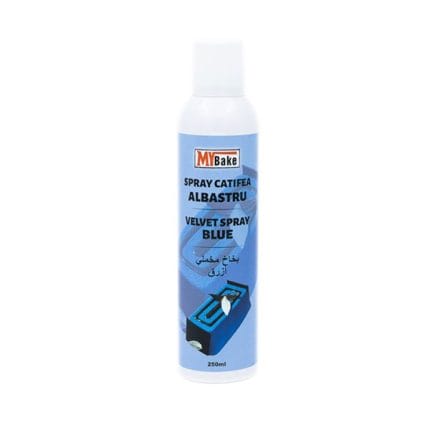 Spray catifea MyBake albastru 250 ml