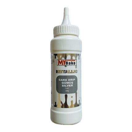 Cake drip argintiu metalizat MyBake