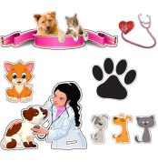 colaj veterinar cu animale