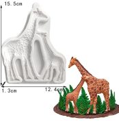 forma din silicon girafe