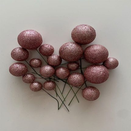 cake balls auriu roz cu sclipici