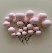 cake balls roz deschis cu sclipici